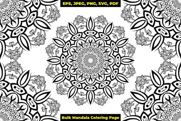 Adult Mandala Coloring Pages: Graphics & Coloring Pages Amp
