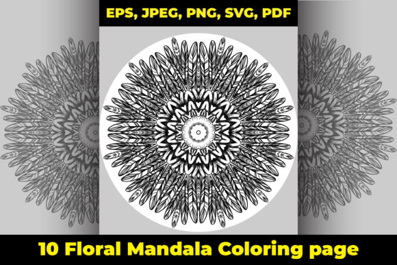Adults Mandala Graphics & Coloring Pages Amp