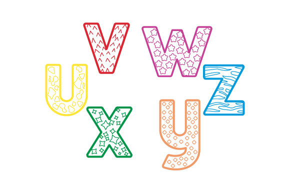 Coloring Letters U-Z: A Commercial Review for Kids Craft Sellers