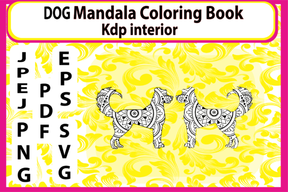Dog Mandala Graphics: A Designer’s Review for Coloring Pages Amp