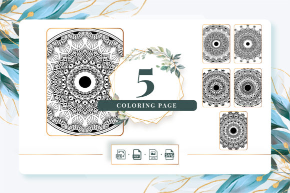 KDP Coloring Pages Bundle Pack 19: Graphics & Coloring Pages Amp