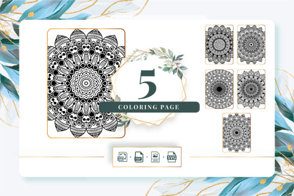 KDP Coloring Pages Bundle Pack 20: Graphics & Coloring Pages Amp