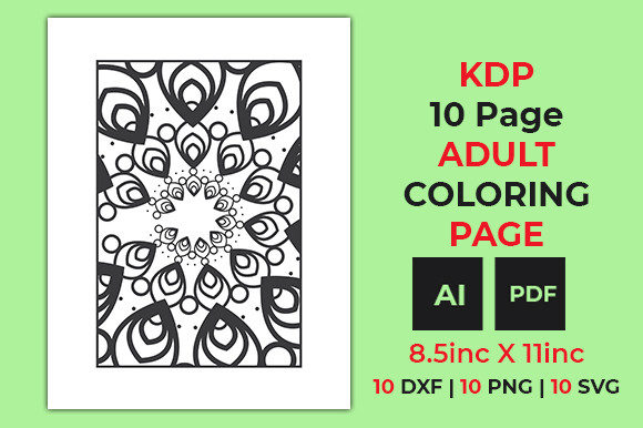 Kdp Interior Coloring Pages: Adult Graphics Amp