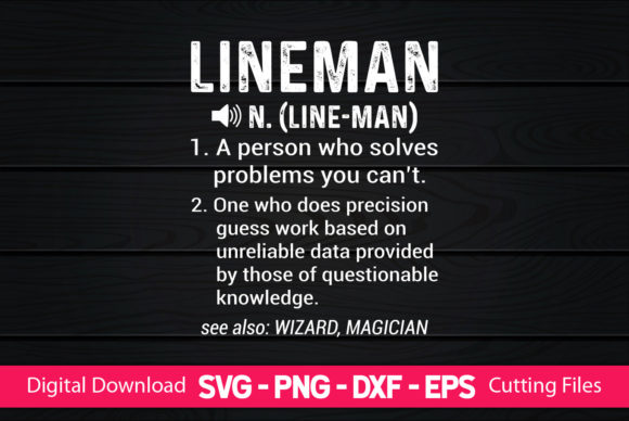 Lineman Definition Funny Lineman Graphics & Print Templates Review