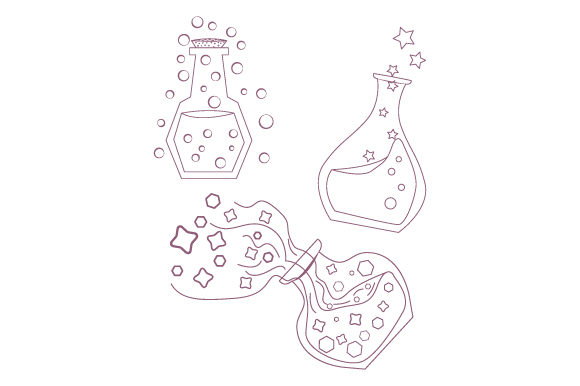 Magic Potions Coloring Page: A Pagan Crafts Review