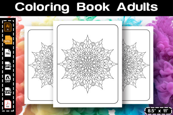Mandala Coloring Page Vol 02: Graphics & Coloring Pages Amp