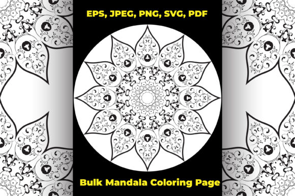Mandala Coloring Pages Bundle KDP: Graphics & Coloring Pages Amp
