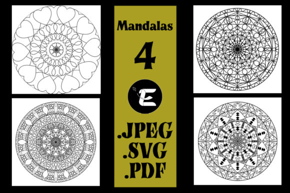 Mandalas Graphics & Coloring Pages Amp for Crafters