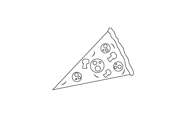Pizza Coloring Page: A Food Amp & Crafts Review for Sellers