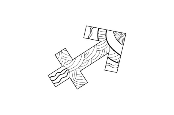 Sagittarius Coloring Page: Birthday Crafts & Blog Design
