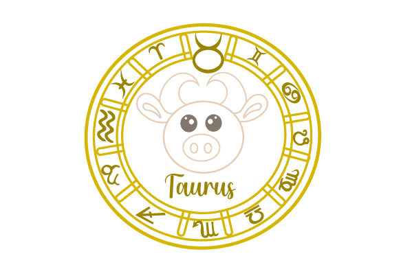 Taurus Coloring Page for Birthday Crafts & Selling